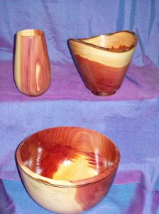 2009- Three Red Cedar Pieces
