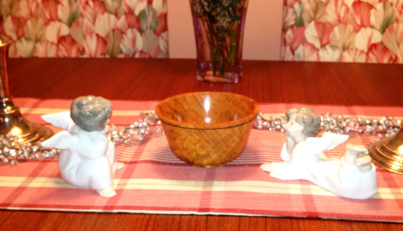 Cherry Burl Bowl 3x4