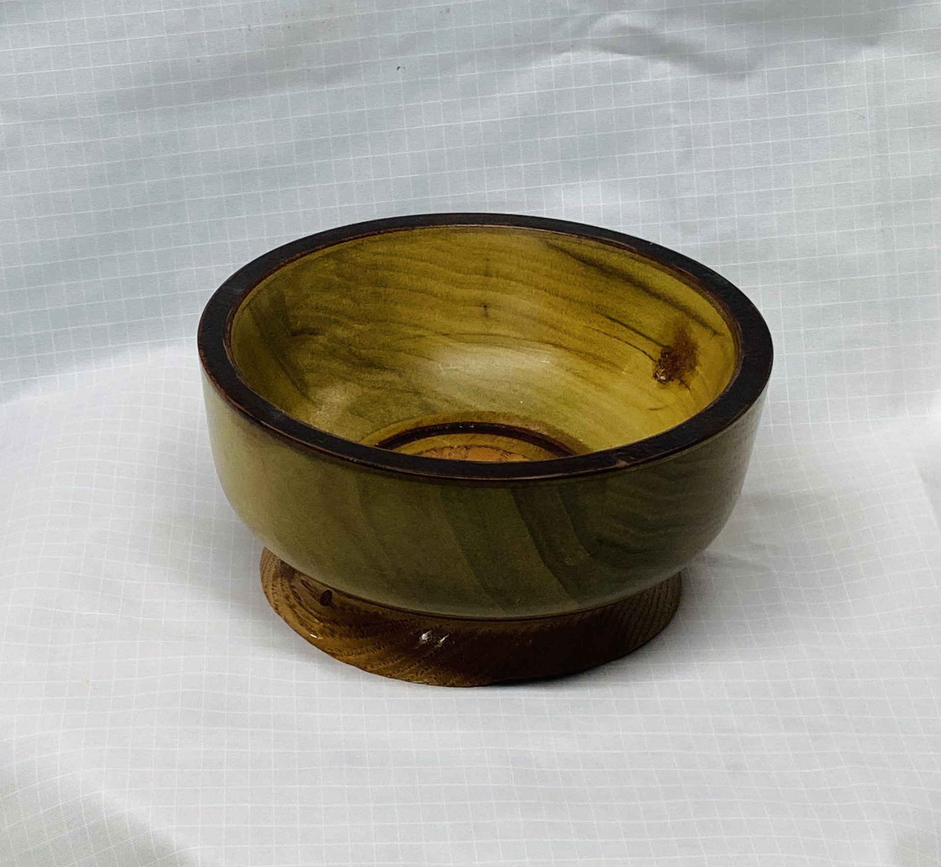 Custom bowl from piano laminate