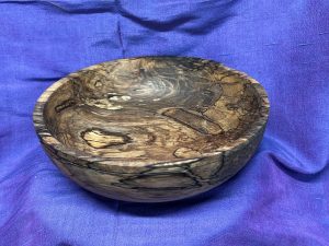 Large Spalted Maple Bowl