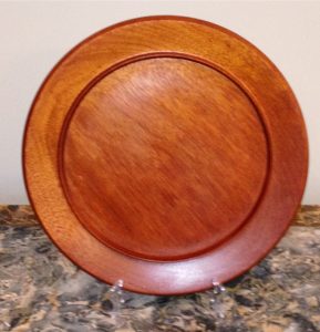 Mahogany Platter 2009