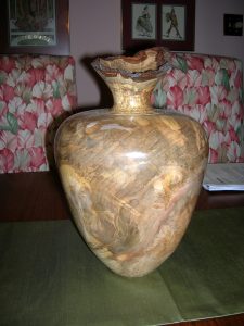 Maple Natural Edge Hollow Form 16x12 - 2006