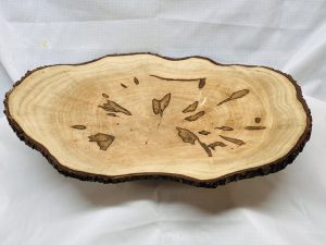Natural Edge Ambrosia Maple Crosscut