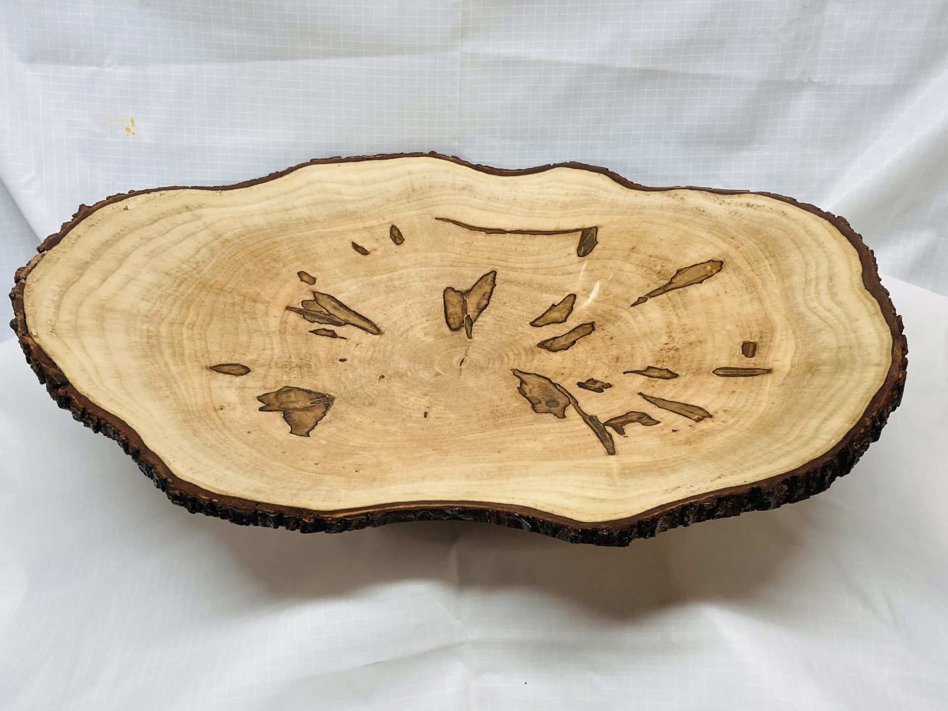 Natural Edge Ambrosia Maple Crosscut
