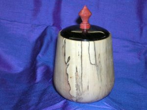 Spalted Elm, African Blackwood , Pink Ivory Box 4x6