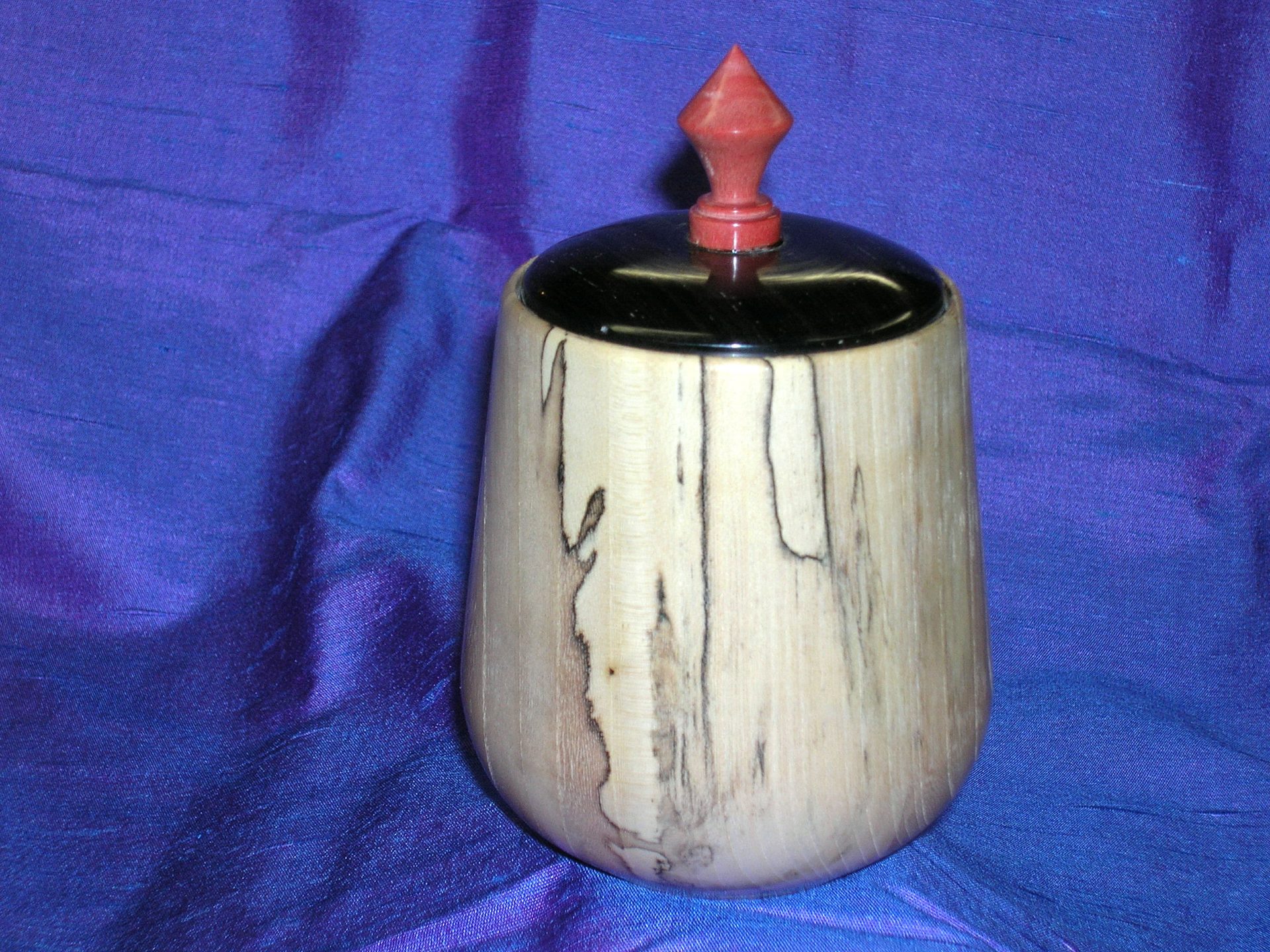 Spalted Elm, African Blackwood , Pink Ivory Box 4x6