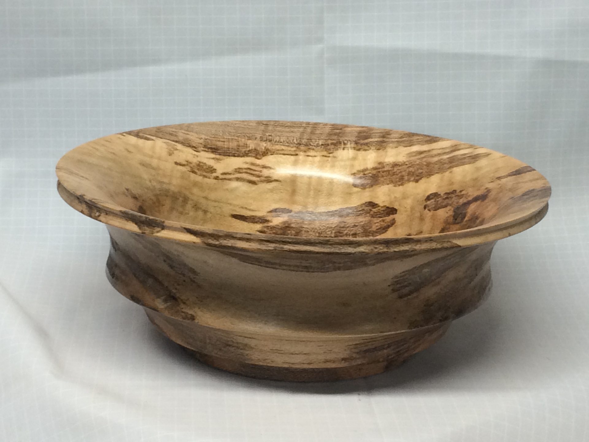 Stepped Ambrosia Maple footed bowl