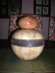 Urn for Harold Wilson - Maple and Madrone