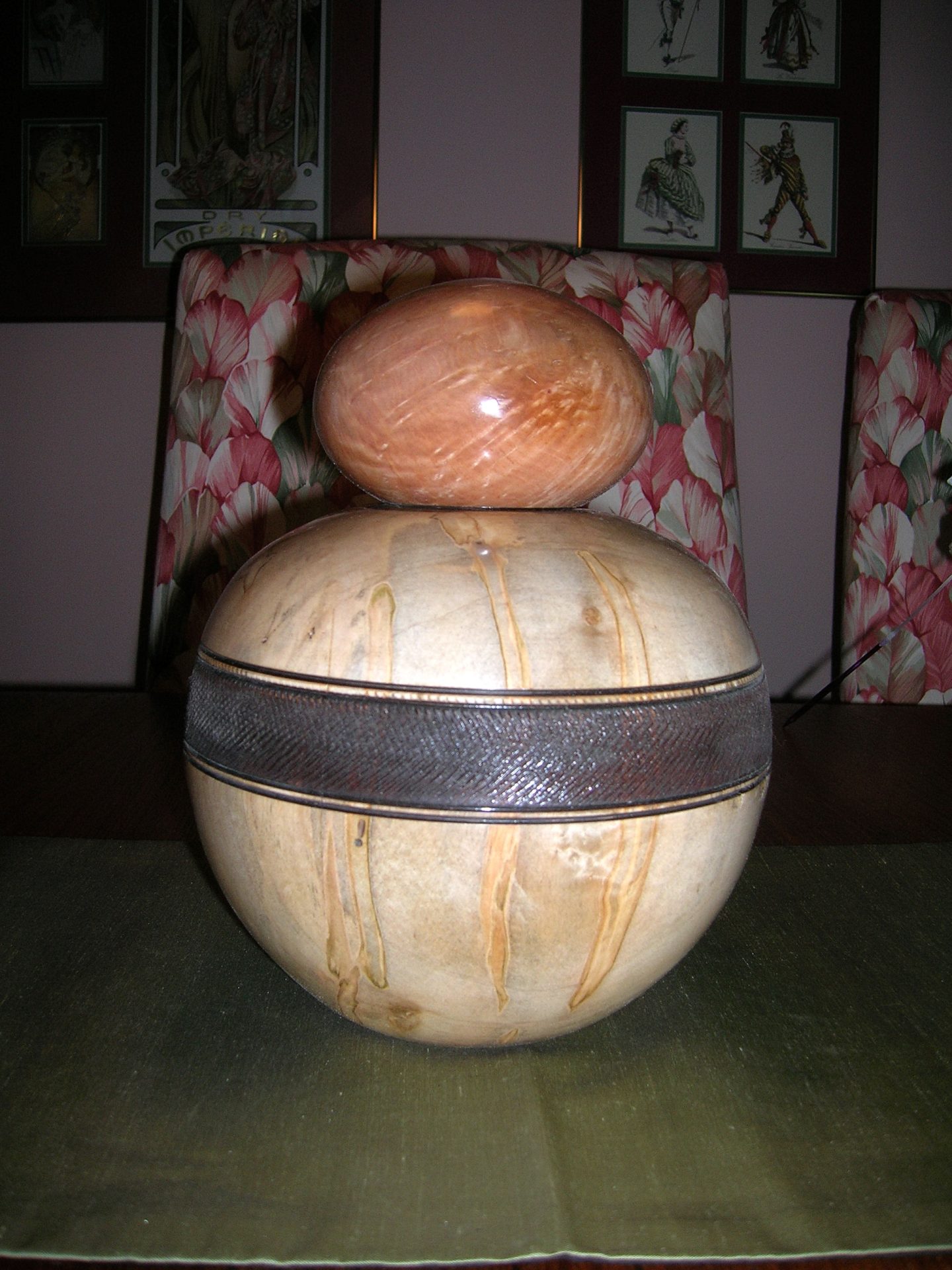 Urn for Harold Wilson - Maple and Madrone