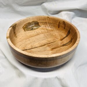 Ambrosia maple bowl approximately 12” x 3”